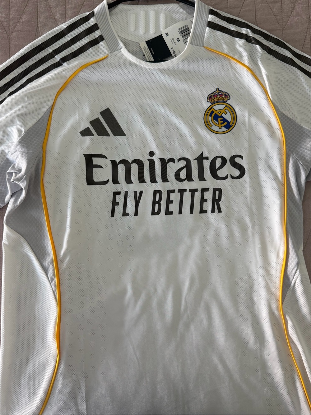 Real Madrid Home Authentic Jersey men performance NEW with tags